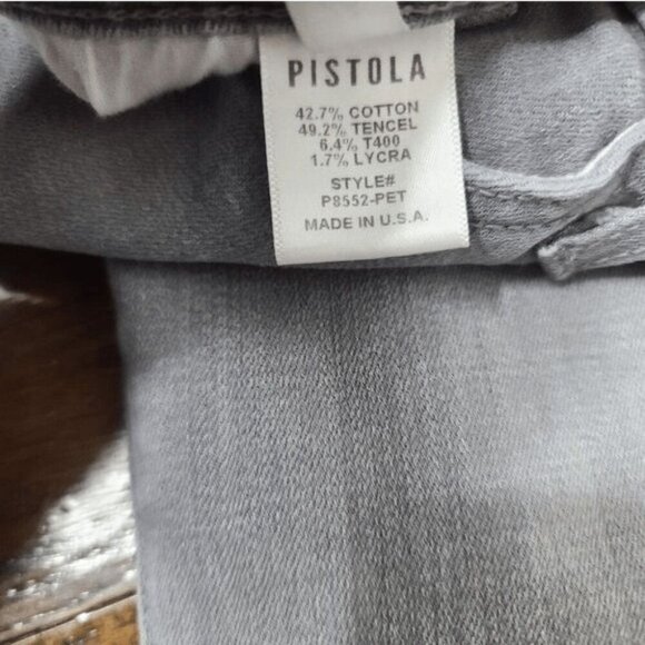 Pistola Distressed Grey Skinny Ankle Jeans Style P8552-PET size 28 - Picture 9 of 14